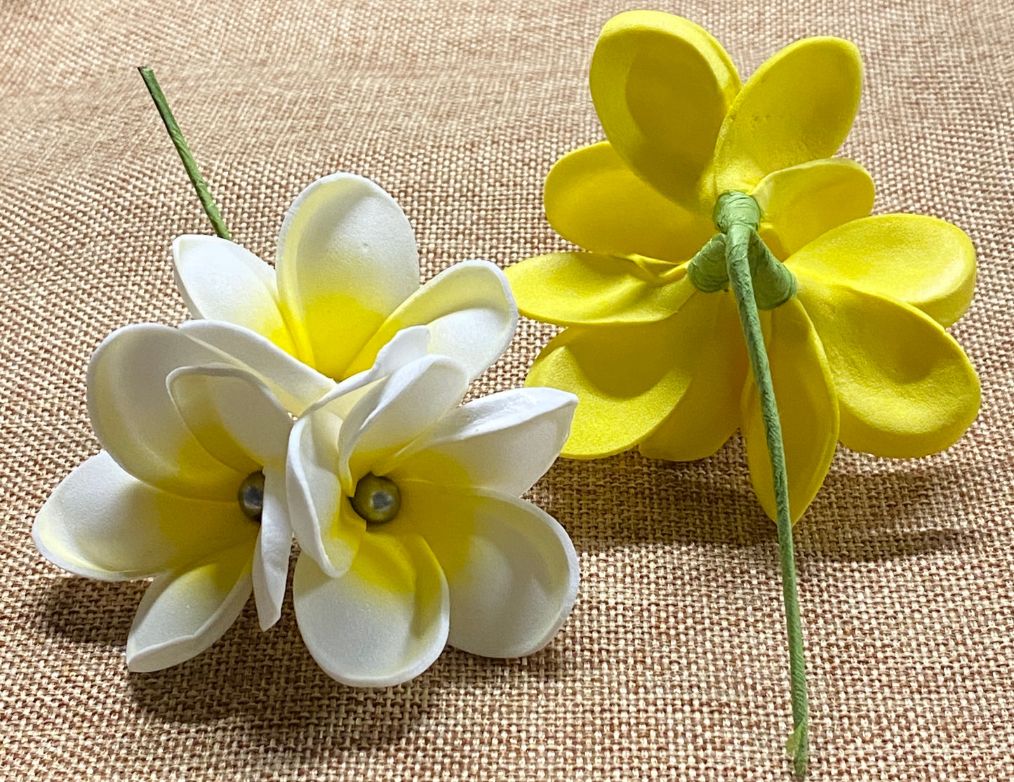 3 Plumeria Hairflower