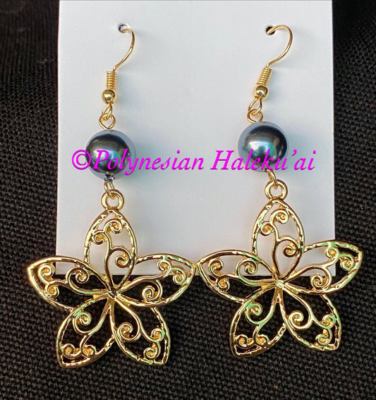 Plumeria Earrings