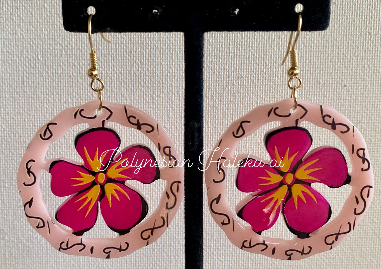 Hibiscus Earrings