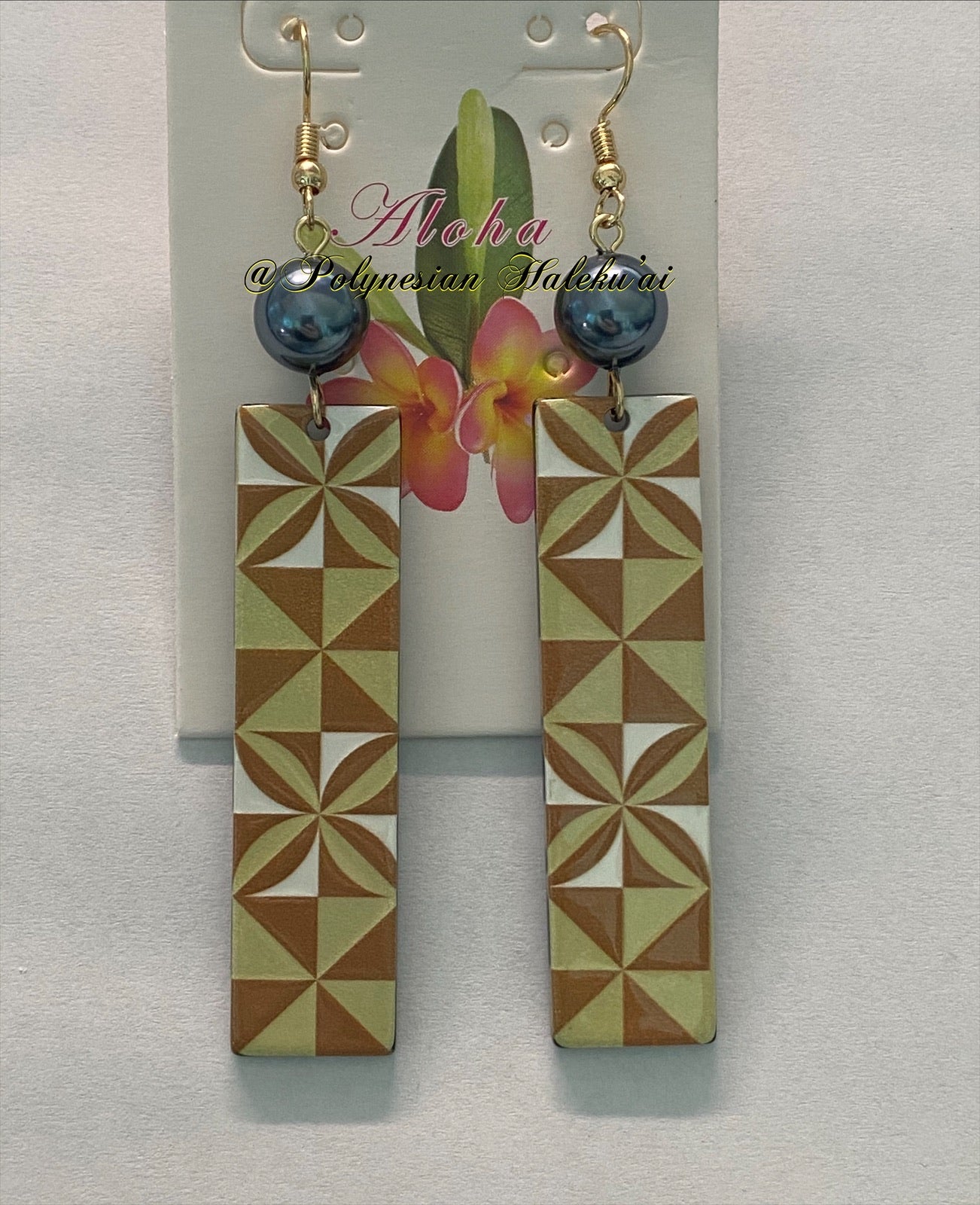 Kupesi Square Drop Earrings