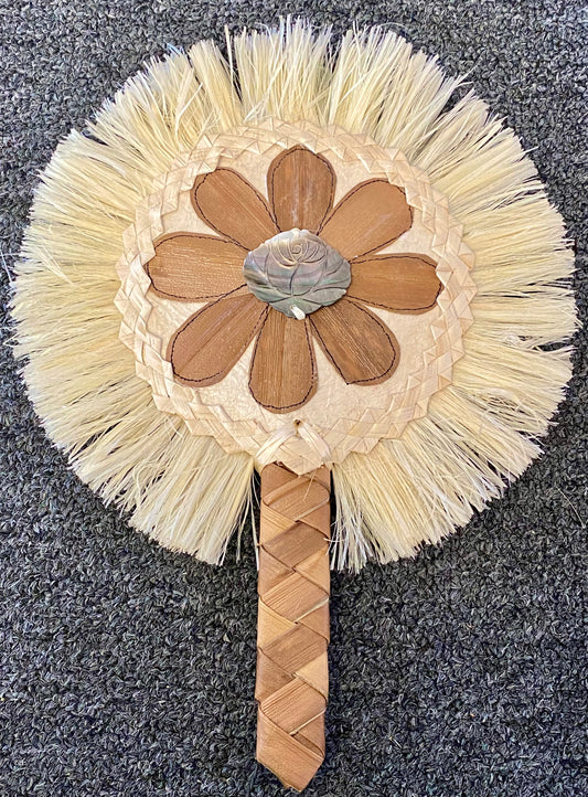 Polynesian Style Hand Fan