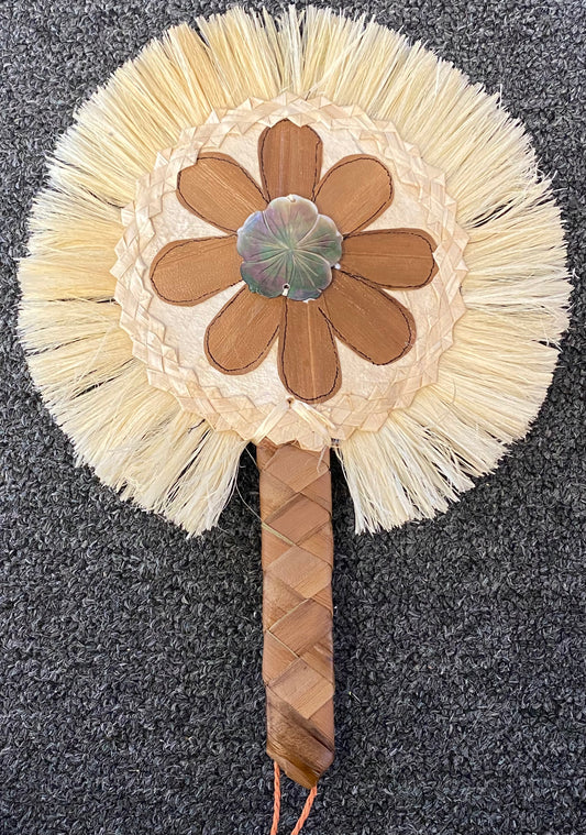 Polynesian Style Hand Fan