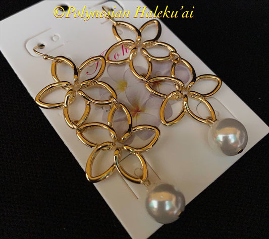 Double Tiare Earrings