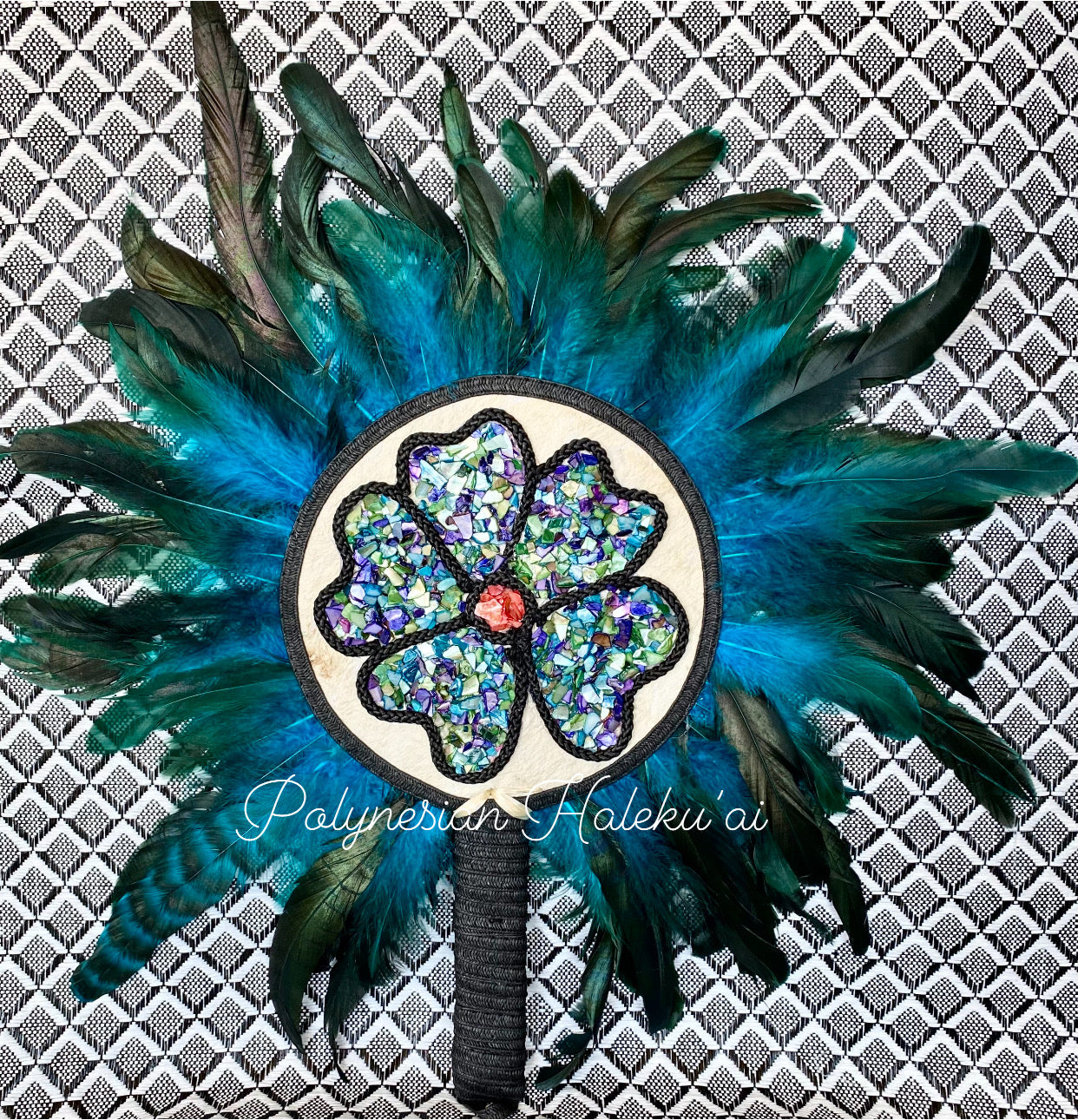 Polynesian Hand Fan