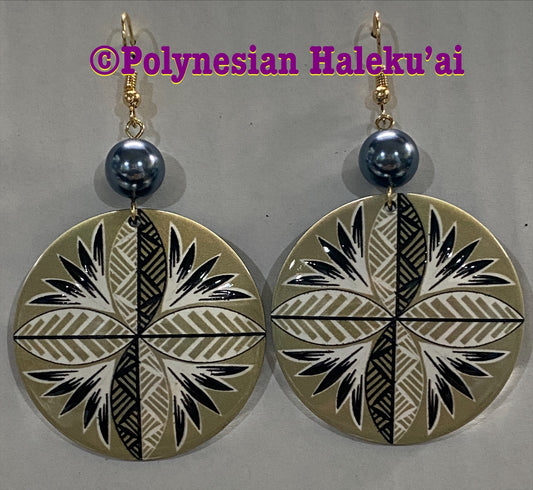 Round Tribal Earrings