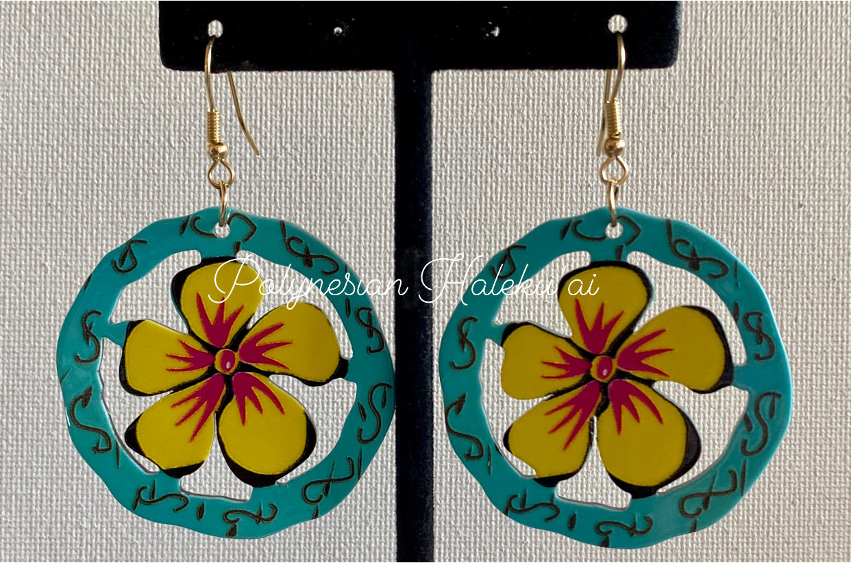 Hibiscus Earrings