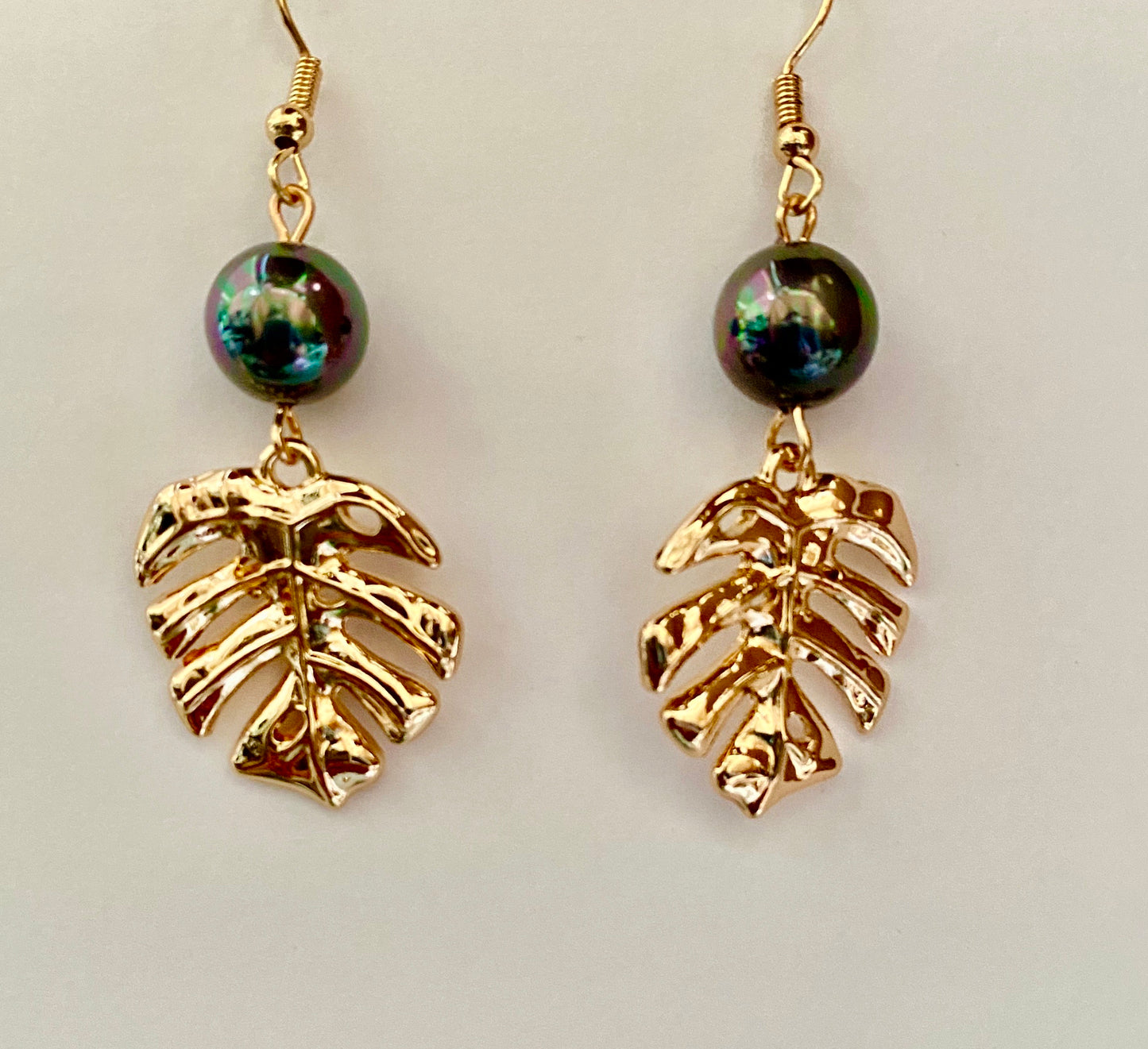 Monstera Leaf Earrings